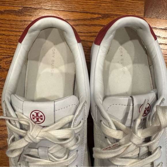 Tory Burch lady bug sneaker size 9.5 washed berry EUC - Picture 6 of 10